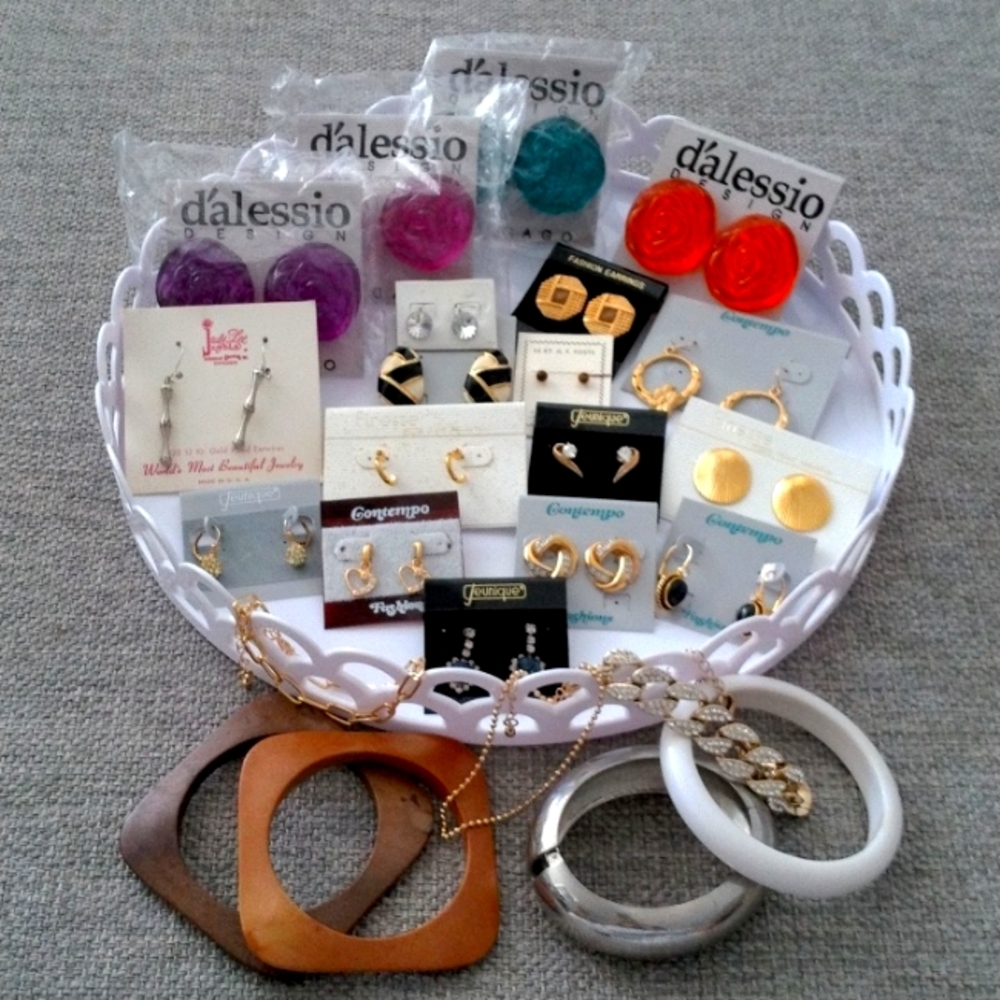 #18 Earrings & #7 bracelets